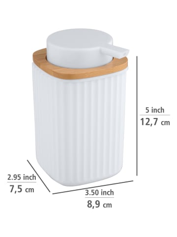 Wenko Seifenspender "Rotello" in Weiß - 250 ml