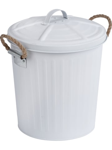 Wenko Mülleimer in Weiß - 6 l