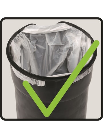 Wenko Pedaalemmer "Monza" zwart - 3 l