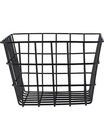 Wenko Opbergmand "Viana" zwart - (B)18 x (H)25 x (D)12 cm