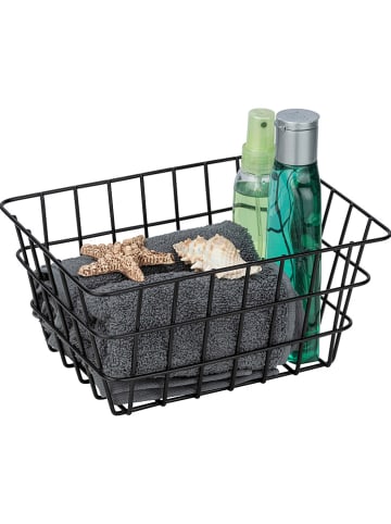 Wenko Koszyk "Viana" w kolorze czarnym - 18 x 25 x 12 cm