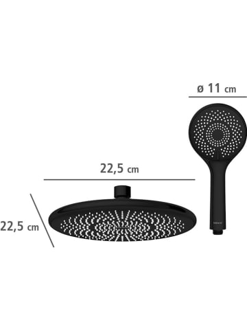 Wenko Zestaw prysznicowy w kolorze czarnym