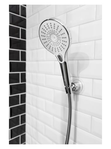 Wenko Słuchawka prysznicowa "Ultimate Shower" w kolorze srebrnym - Ø 13 cm
