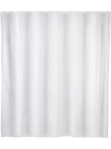 Wenko Duschvorhang in Weiß - (L)200 x (B)180 cm
