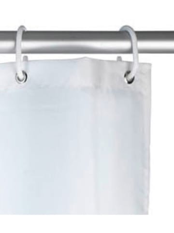 Wenko Duschvorhang in Weiß - (L)200 x (B)180 cm
