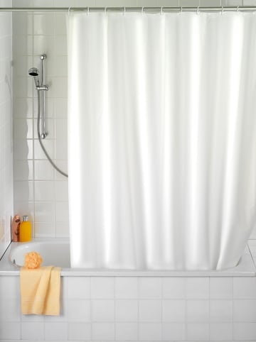 Wenko Zasłona prysznicowa w kolorze białym - 180 x 200 cm