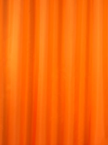 Wenko Anti-Schimmel-Duschvorhang "Uni" in Orange - (B)180 x (H)200 cm