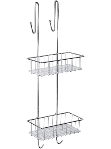 Wenko Duschkabinen-Regal in Silber - (B)24,5 x (H)70 x (T)20 cm