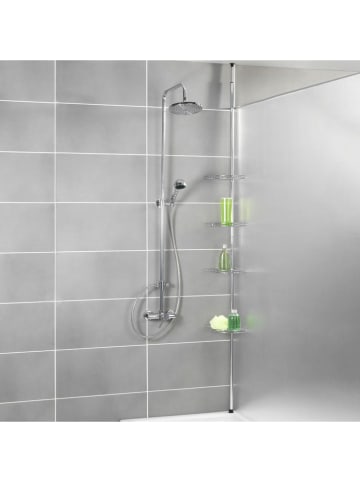Wenko Telescoop doucherek zilverkleurig - (B)20 x (H)275 x (D)20 cm