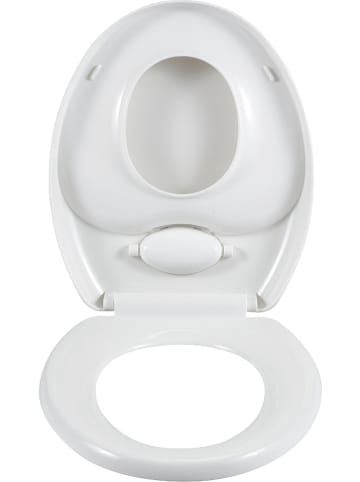 Wenko Easyclose-toiletbril "Family" wit