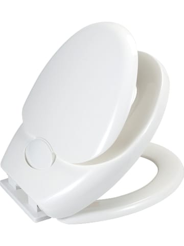 Wenko Easyclose-toiletbril "Family" wit