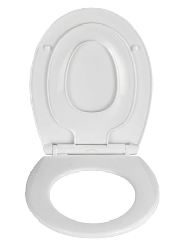 Wenko Easyclose-toiletbril "Syros Family" wit