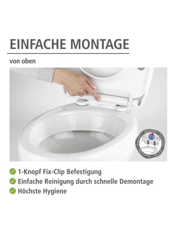 Wenko Automatyczna deska WC "Tavola" w kolorze białym