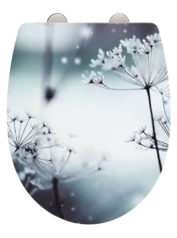 Wenko Automatyczna deska WC "Polar" w kolorze szaro-niebieskim