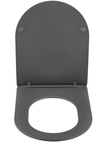Wenko Absenkautomatik-WC-Sitz "Galati" in Anthrazit