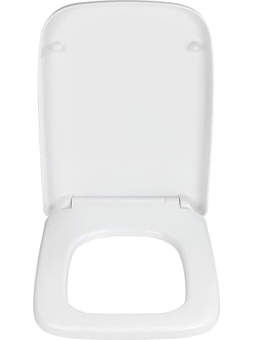 Wenko Easyclose-toiletbril "Exclusive Nr. 8" wit