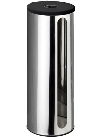Wenko Ersatzrollenhalter in Silber - (B)13,5 x (H)36 x (T)14 cm