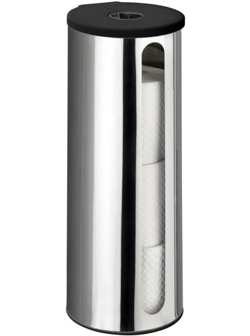 Wenko Ersatzrollenhalter in Silber - (B)13,5 x (H)36 x (T)14 cm