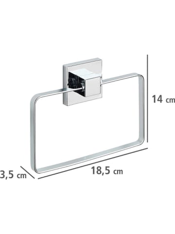 Wenko Handdoekhouder zilverkleurig - (B)18,5 x (H)14 cm