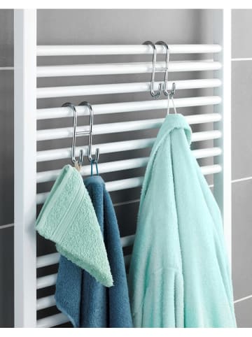 Wenko Hak prysznicowy "Taranto" w kolorze srebrnym - 12 x 5 cm