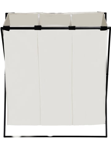 Wenko Wäschesammler  in Beige/ Schwarz - (B)69 x (H)76 x (T)37 cm