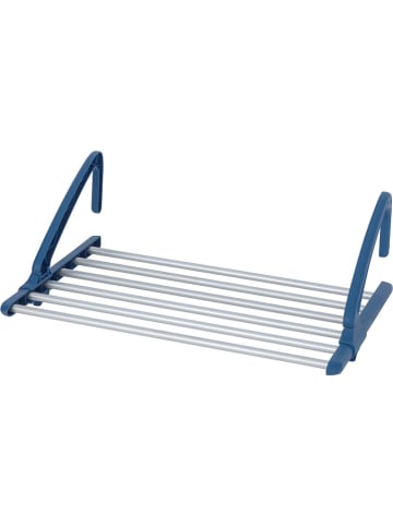 Wenko Balkon-Wäschetrockner  in Blau/ Silber - (B)106 x (H)21 x (T)37,5 cm