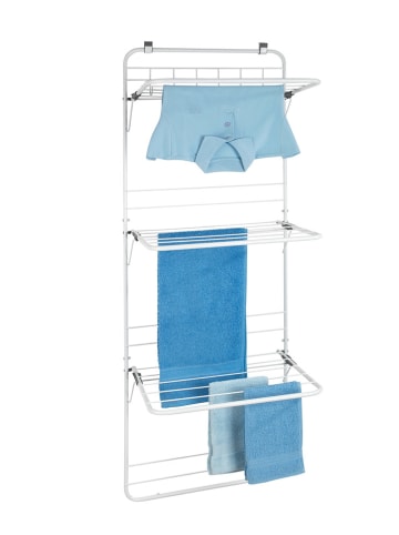 Wenko Wäschetrockner in Weiß/ Grau - (B)51 x (H)142 x (T)41 cm