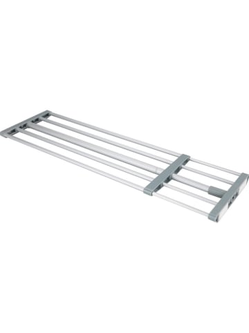 Wenko Teleskopowy regał "Vario" w kolorze srebrno-szarym - 3 x 23 cm