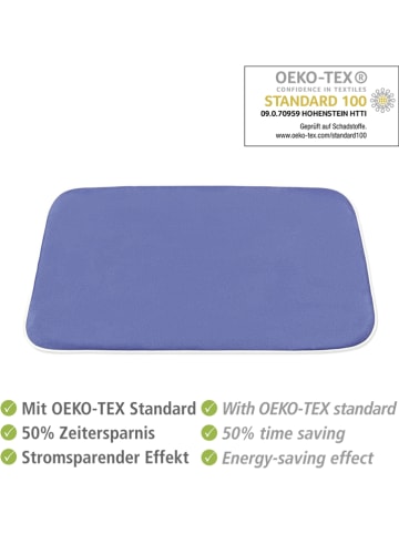 Wenko Stoomstrijkijzerdeken "Steam" blauw - (L)65 x (B)100 cm