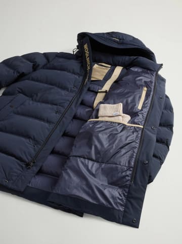 Woolrich Płaszcz puchowy w kolorze granatowym