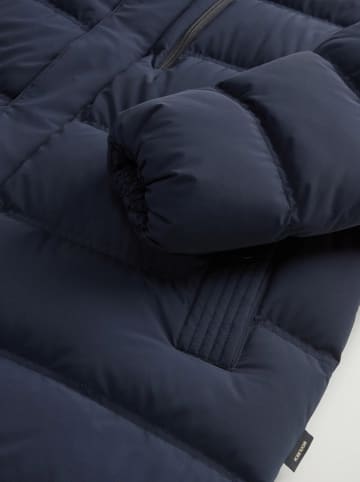 Woolrich Donsmantel donkerblauw