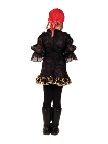 Party x People 2tlg. Kostümkleid "Piratin Eliza" in Schwarz/ Rot