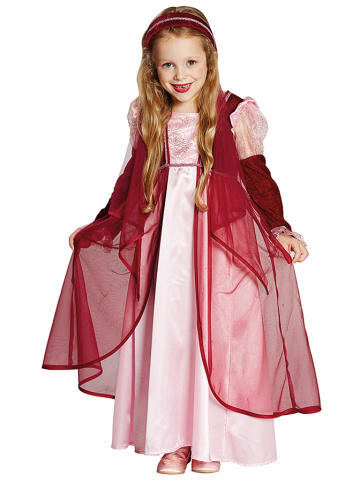 Party x People 2tlg. Kostüm "Märchenprinzessin" in Rot/ Rosa