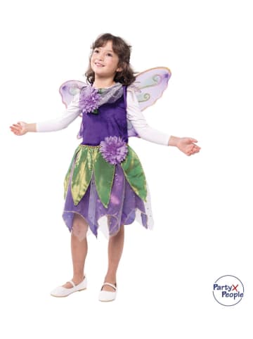 Party x People 3-delig kostuum "Fee Violetta" paars