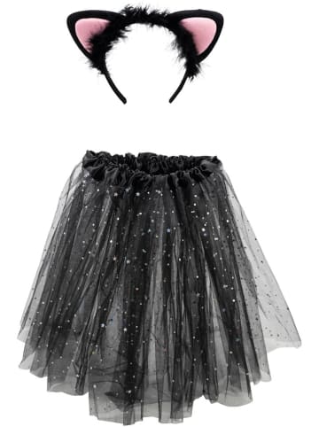 Party x People 2-delig kostuum "Black Kitty" zwart