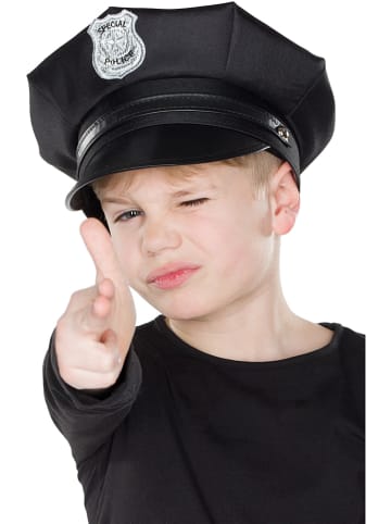 Party x People Schirmmütze "Police Cap" in Schwarz