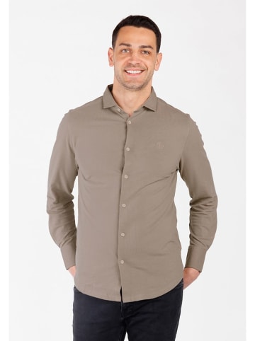 KEY LARGO Hemd "Denmark" in Taupe