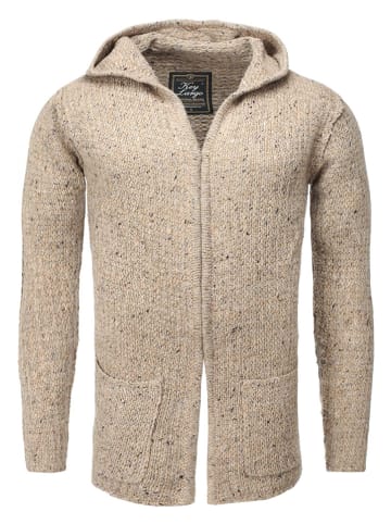 KEY LARGO Cardigan "Terry" in Sand