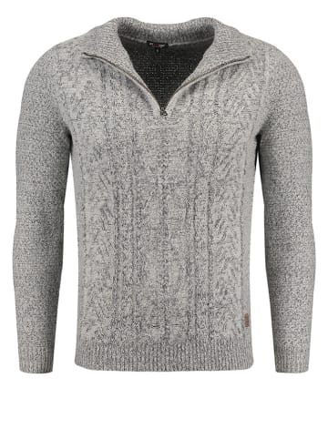 KEY LARGO Pullover "Dignity" in Grau