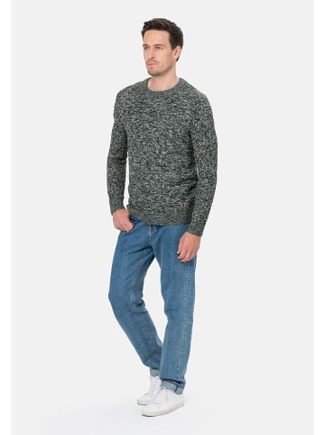 KEY LARGO Pullover "Como" in Dunkelgrün