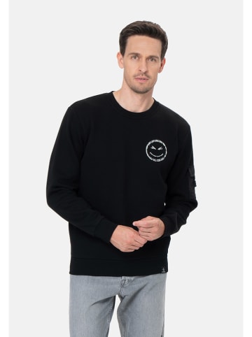 KEY LARGO Sweatshirt "Kltrip" in Schwarz