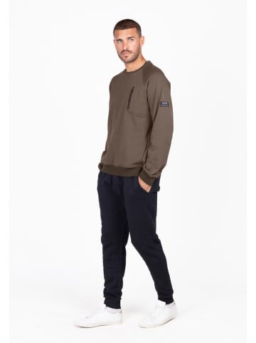 KEY LARGO Sweatshirt "Final" in Hellbraun