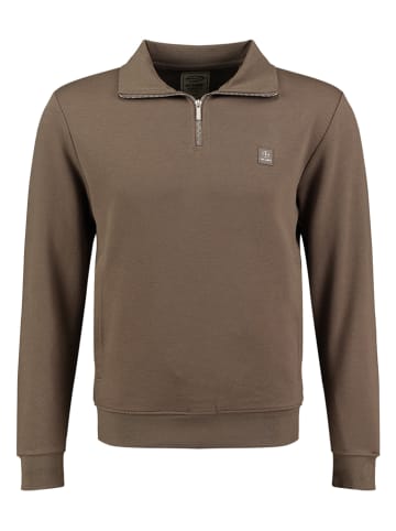 KEY LARGO Sweatshirt "Nick" in Hellbraun