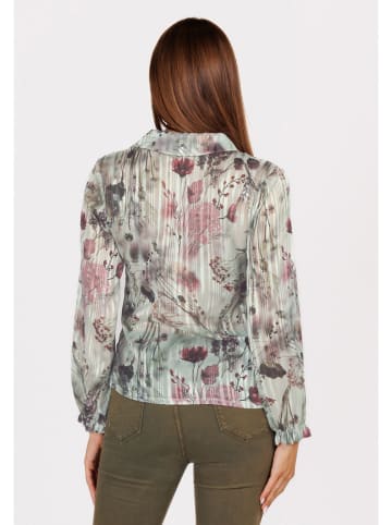 KEY LARGO Bluse "Marilyn" in Rosa/ Grün