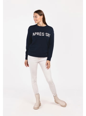 KEY LARGO Pullover "Apres Ski" in Dunkelblau
