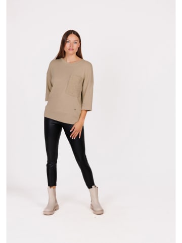 KEY LARGO Sweatshirt "Tilly" in Beige