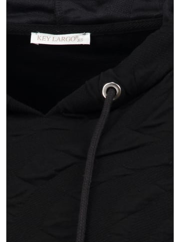 KEY LARGO Hoodie "Drift" in Schwarz