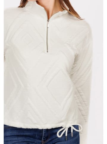 KEY LARGO Sweatshirt "Warrior" in Weiß