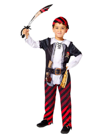 amscan 4-częściowy kostium "Pirat boy" ze wzorem