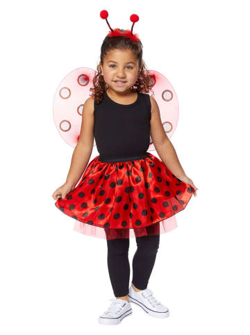 amscan 3-częściowy kostium "Ladybug" w kolorze czerwono-czarnym